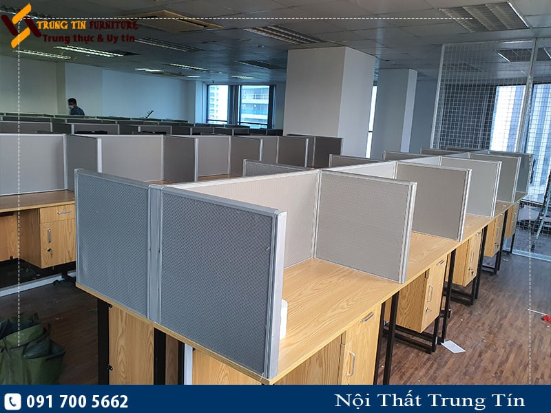 Vách ngăn văn phòng nỉ VNN27